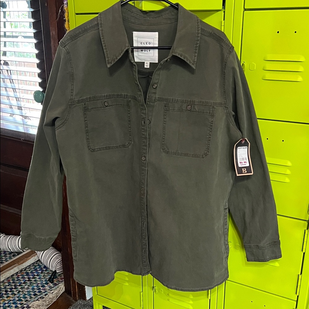 Boot Barn Olive Utility Jacket for Women